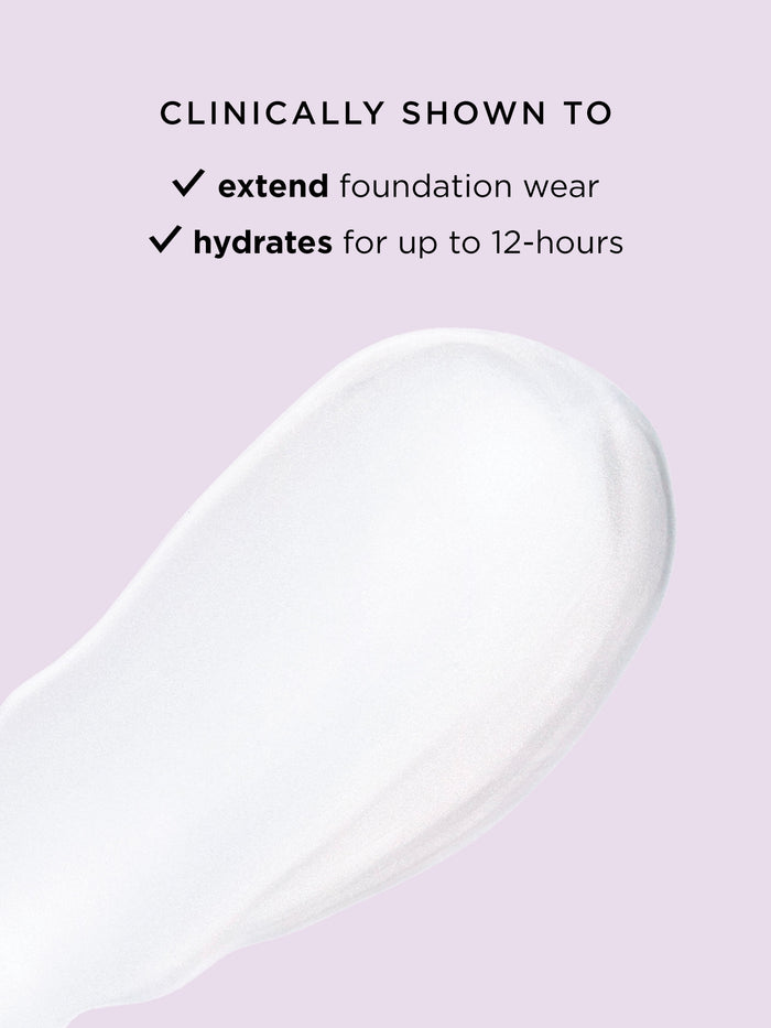 Product with text indicating clinical benefits on a light purple background