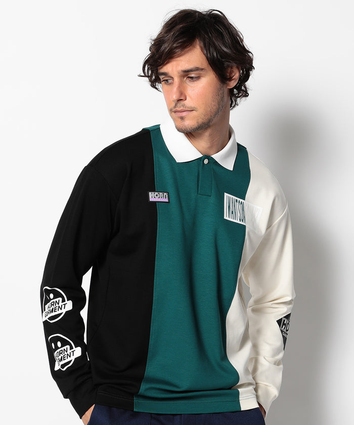 Triplane Long Sleeve Polo | MEN