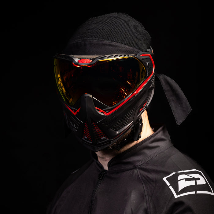 Unite Goggle Mk II - Legion (Black/Red) - Red Lens
