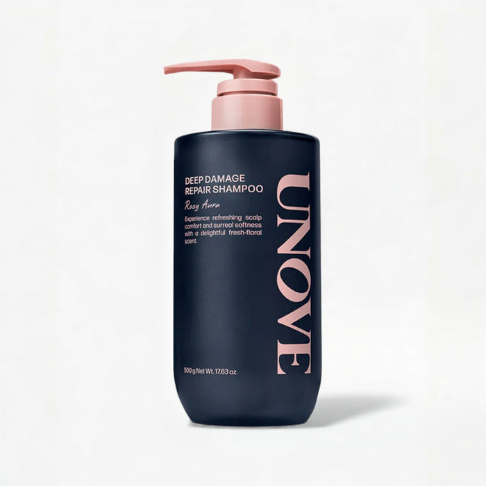 Unove Deep Damage Repair Shampoo 500ml Rosy Aura | VGLE Beauty Canada