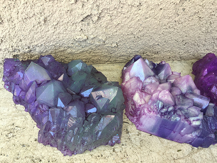 URETHANE GLOW IN THE DARK CRYSTAL- LARGE ( PURPLE)