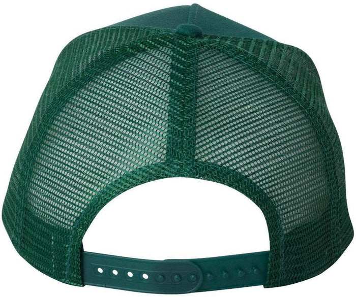 no-logo Valucap Five-Panel Mesh-Back Trucker Cap-Headwear-Valucap-Thread Logic