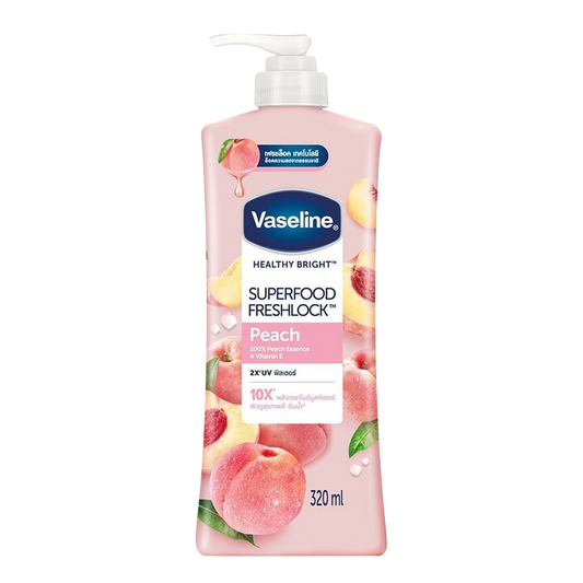 Vaseline Healthy Bright Superfood Freshlock Peach Body Lotion 320ml