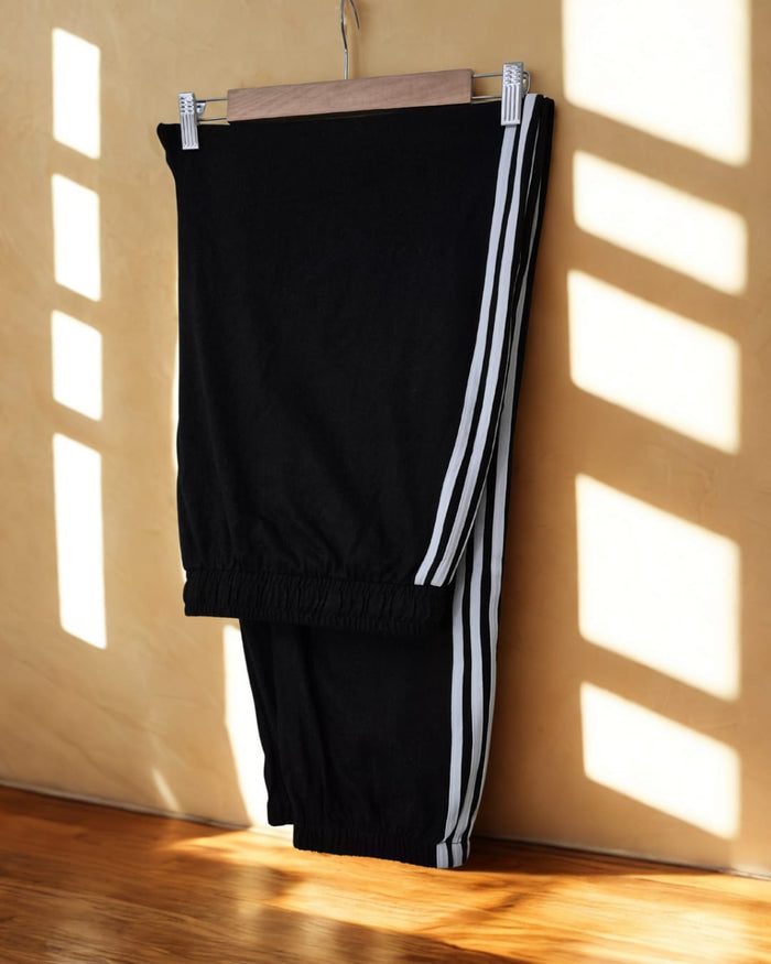 Velocity Track-Stripe Cotton Co-ord Set