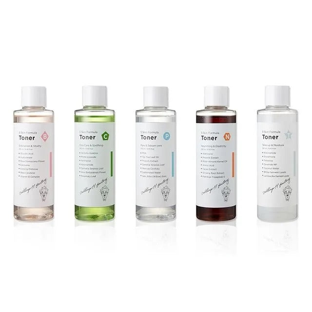 VILLAGE 11 FACTORY 5 Skin Formula Toner - 5 Types تونر للبشرة