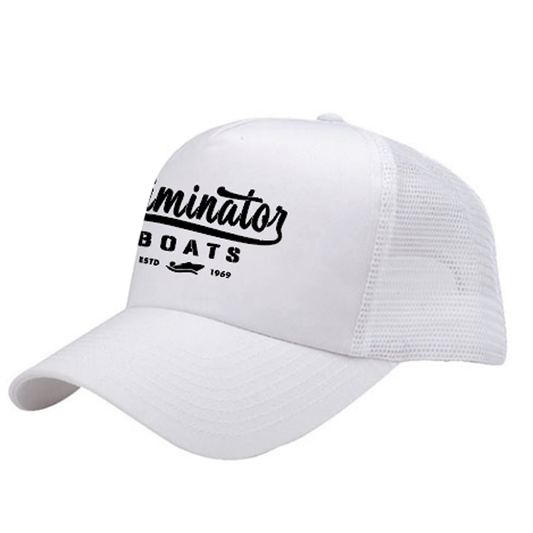 Vintage Badge Women's Hat - White/Black
