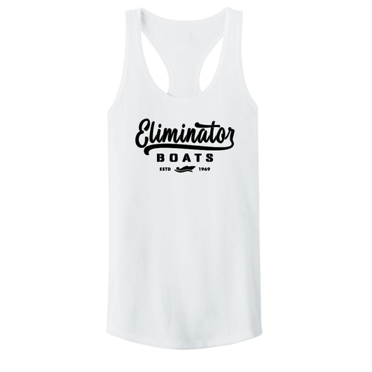 Vintage Badge Women's Tank - White