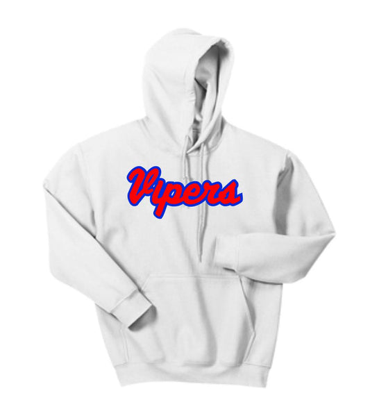 Vipers Hooded Sweatshirt New Logo Design- Matte and Glitter