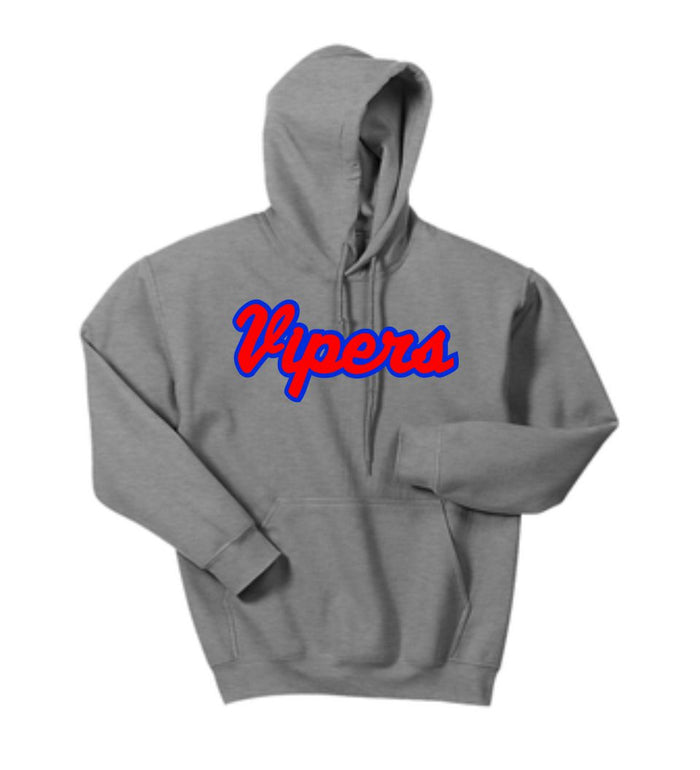 Vipers Hooded Sweatshirt New Logo Design- Matte and Glitter