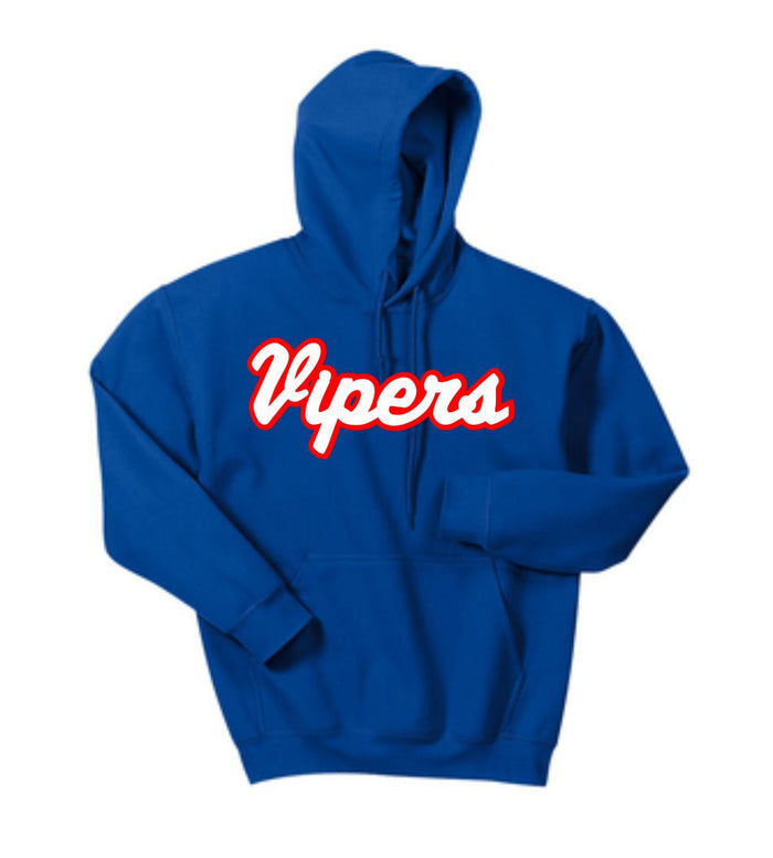 Vipers Hooded Sweatshirt New Logo Design- Matte and Glitter