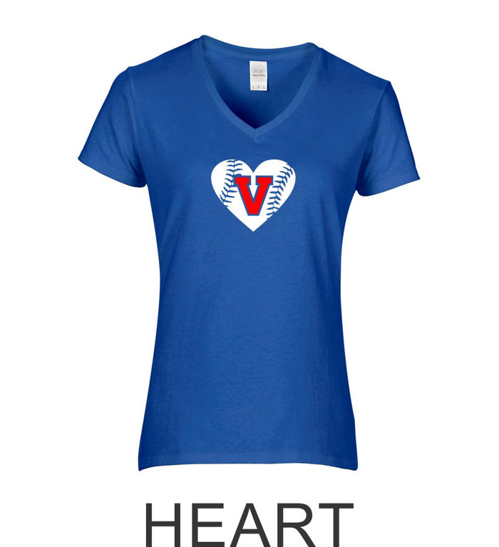 Vipers Ladies Short Sleeve Tee- 2 designs-Matte or Glitter