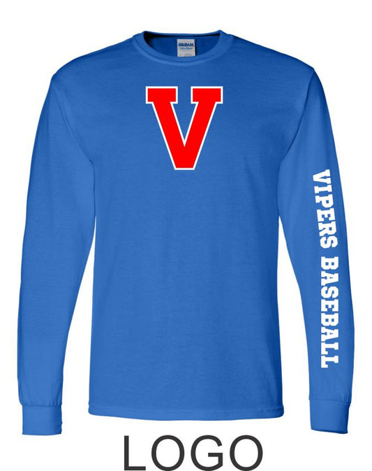 Vipers Long Sleeve Tee- 4 designs