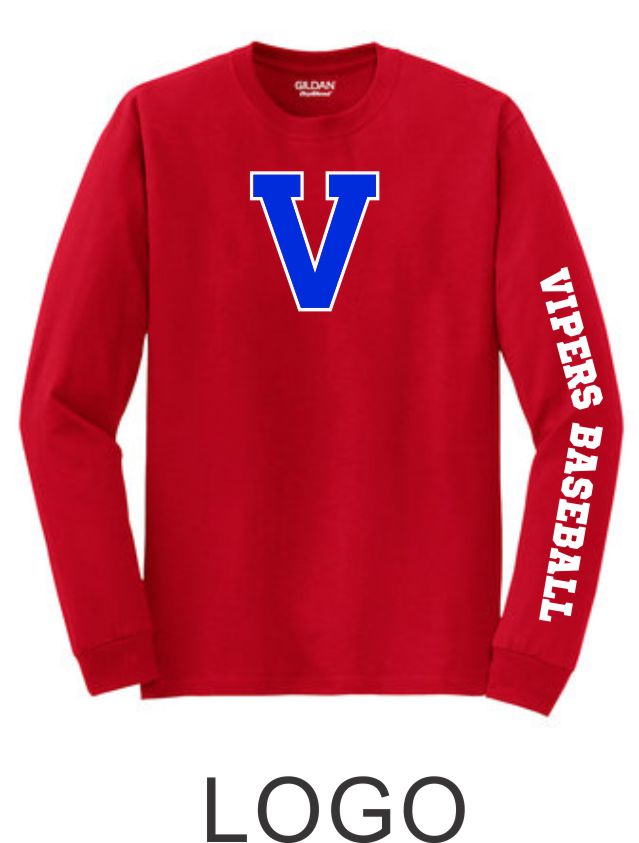 Vipers Long Sleeve Tee- 4 designs