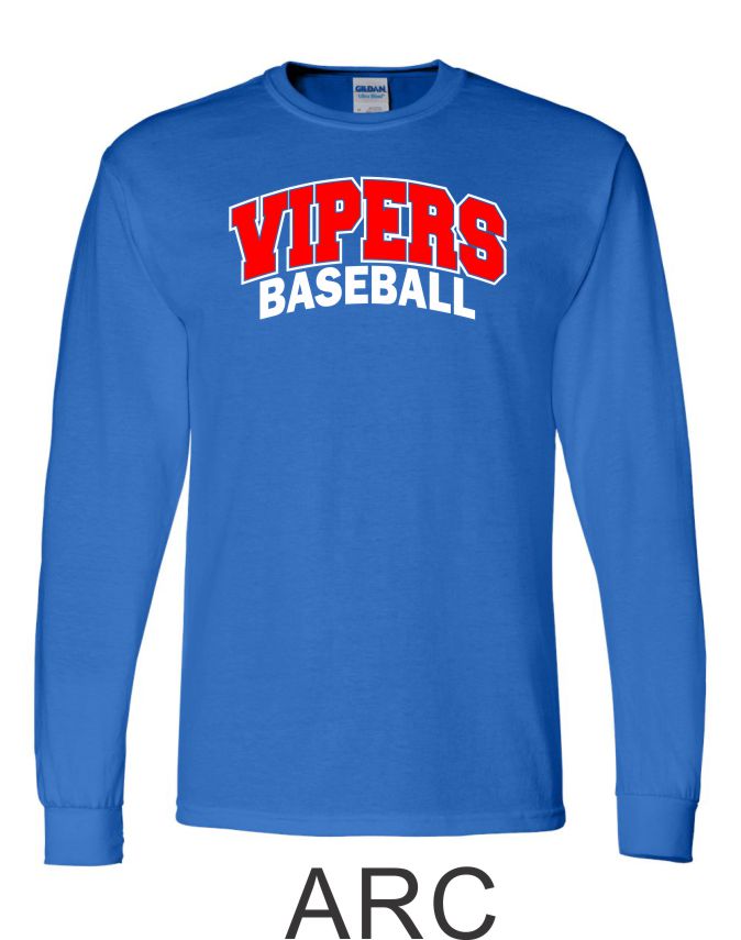 Vipers Long Sleeve Tee- 4 designs