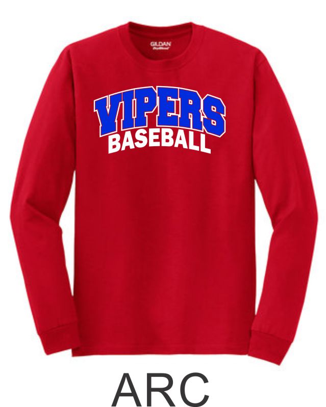 Vipers Long Sleeve Tee- 4 designs