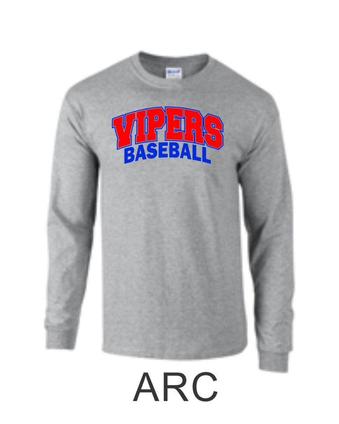 Vipers Long Sleeve Tee- 4 designs