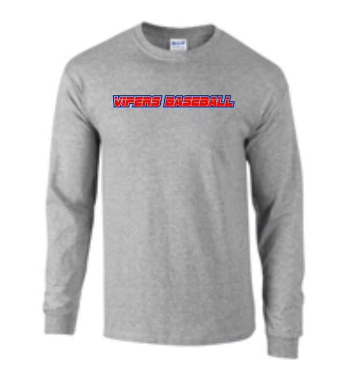Vipers New Long Sleeve Tee-Matte or Glitter