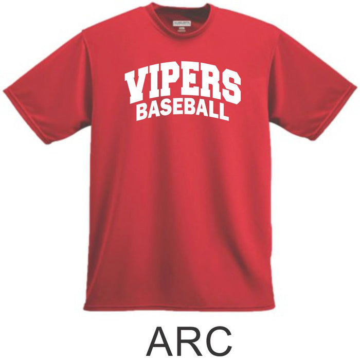 Vipers Wicking T-Shirt in 3 Designs