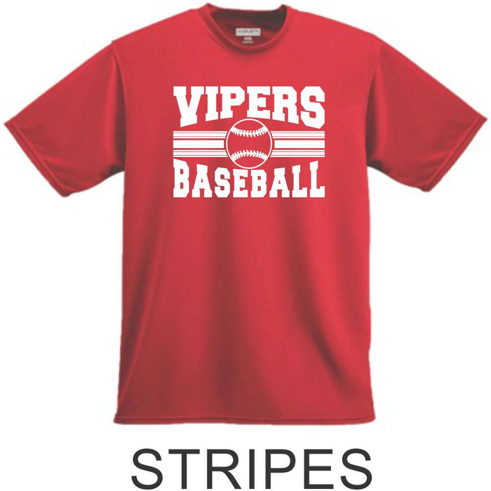 Vipers Wicking T-Shirt in 3 Designs