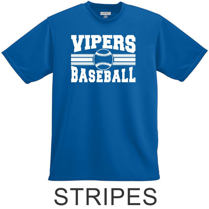 Vipers Wicking T-Shirt in 3 Designs