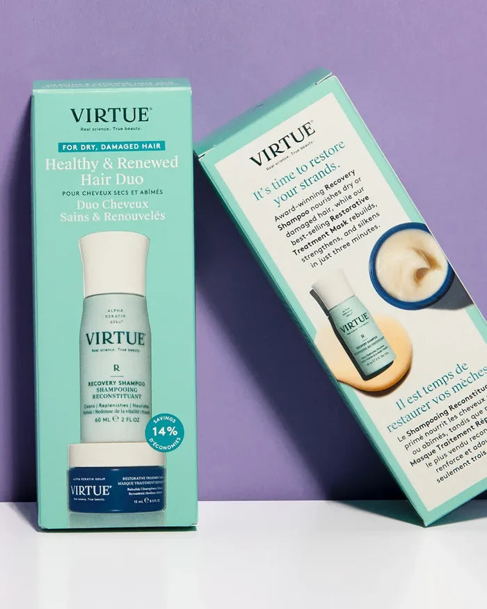 Virtue Healthy Hair 2 Go Renewed travel kit