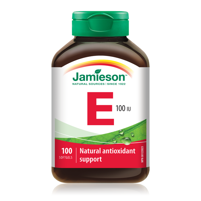 31000223 Jamieson Vitamin E 100 IU, 100 ct 2028_E_100IU_160cc_BTL_EN (2040)