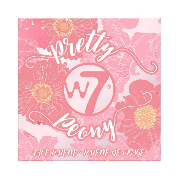 W7 Pretty Peony Face Palette - 8.8g
