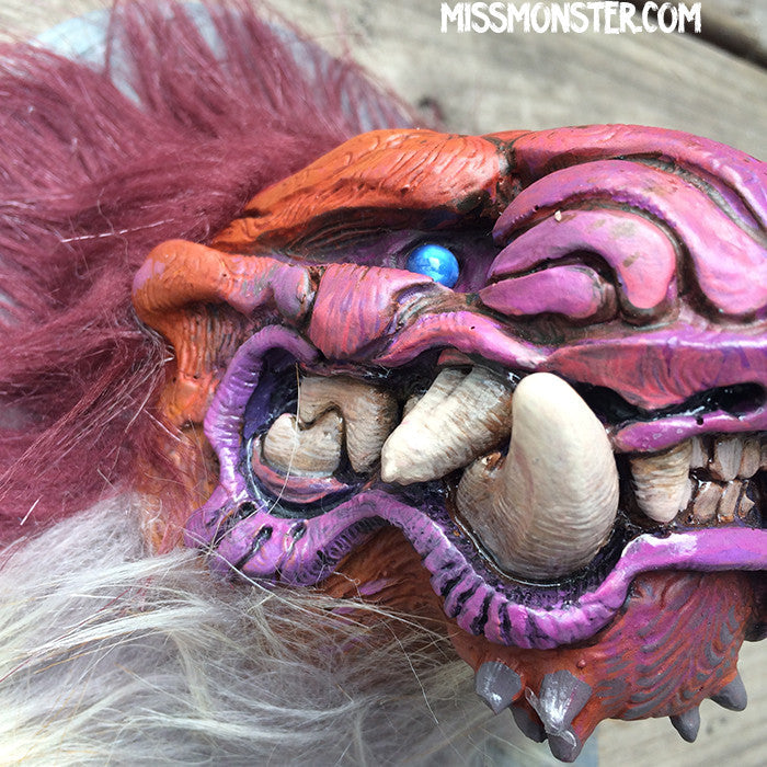 WALL MOUNTED CAST TAXIDERMY HEAD- RED
