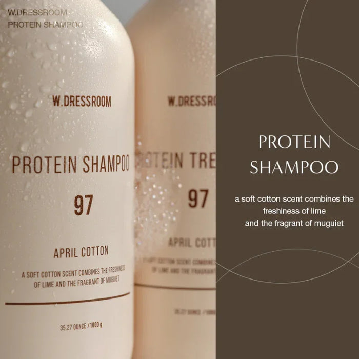 [W.DRESSROOM] Protein Shampoo 97 April Cotton 1000g - Ballagrio