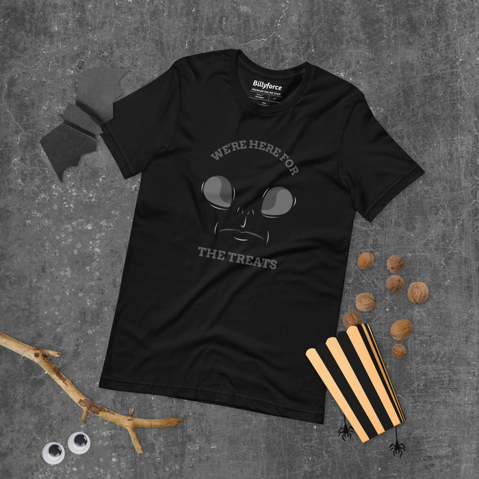 We are Here for the Treats Halloween Unisex t-shirt