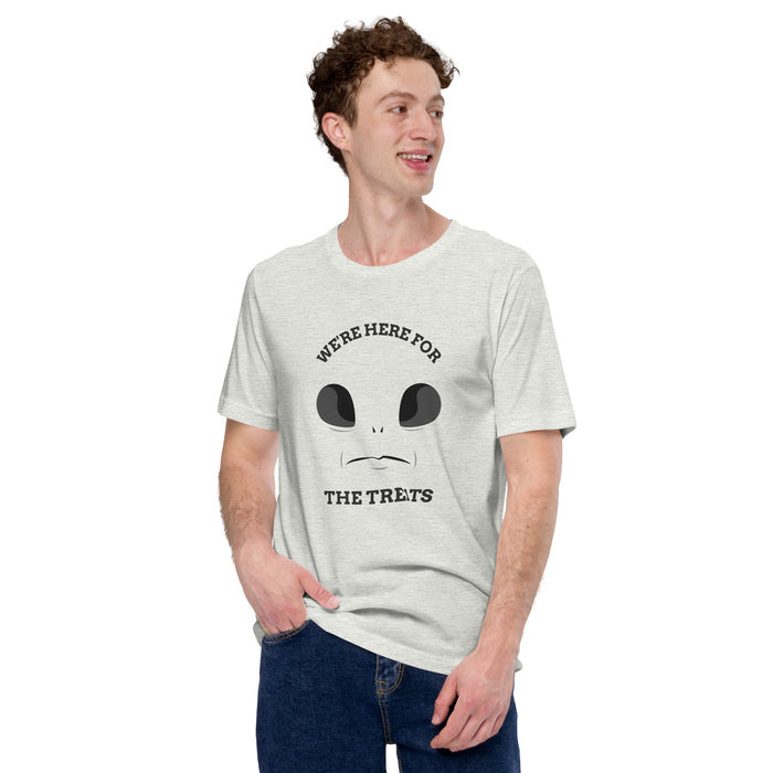 We are Here for the Treats Halloween Unisex t-shirt