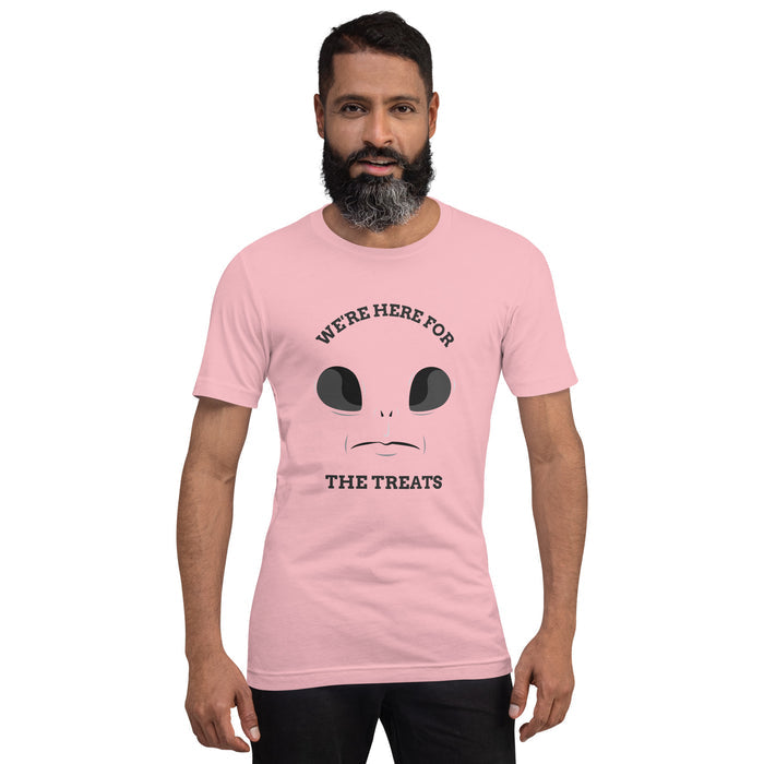 We are Here for the Treats Halloween Unisex t-shirt