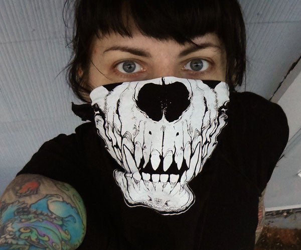 WEREWOLF SKULL BANDANNA- ORDER VIA LINK