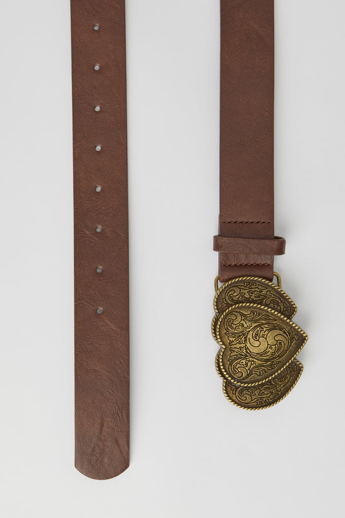 Western Heart Buckle Belt