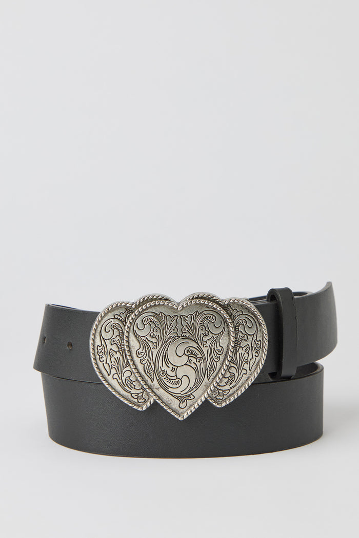 Western Heart Buckle Belt