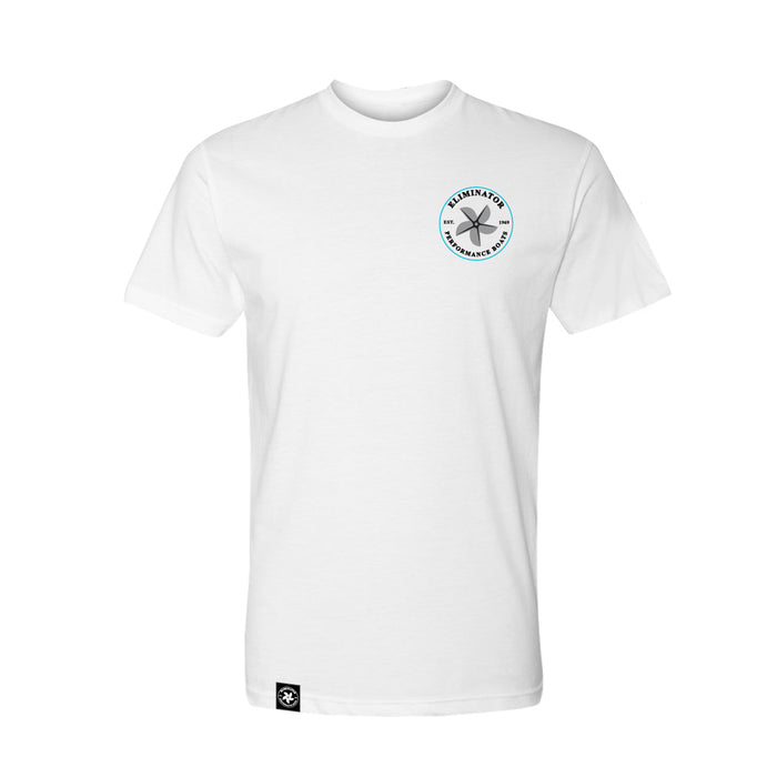 White- Turquoise Modern Prop Men's T-Shirt
