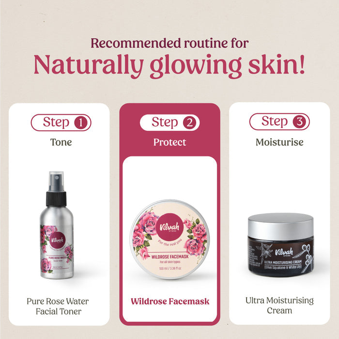 best face care routine for naturally glowing skin - Vilvah