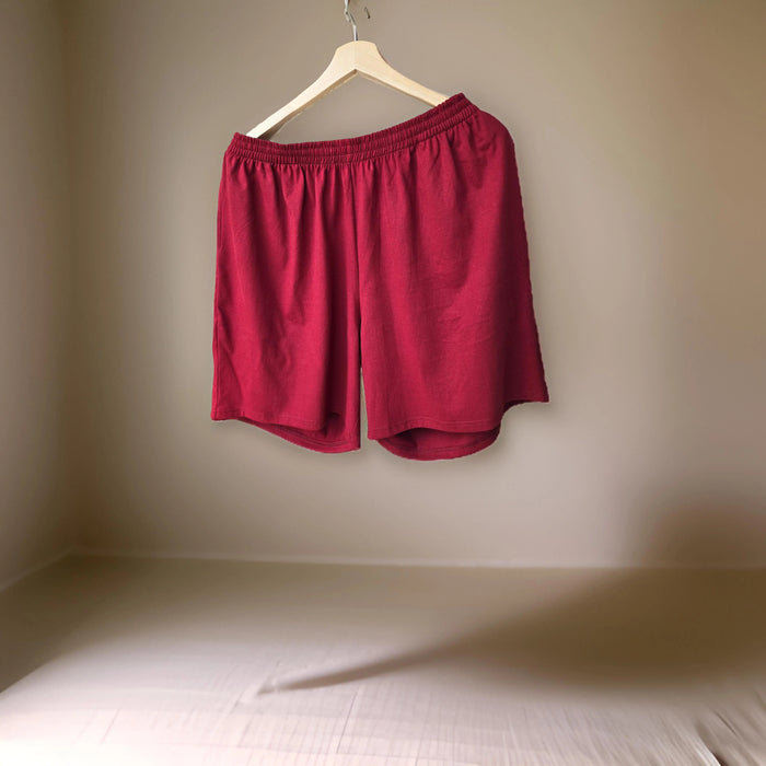 Winered Cotton Shorts_Polo_Tshirts_Pant_Gym_Kurtas_Co-ords_Shorts_Joggers - Sizes from 12XL_11XL_10XL_9XL_8XL_7XL_6XL_5XL_4XL_3XL_2XL_XL.