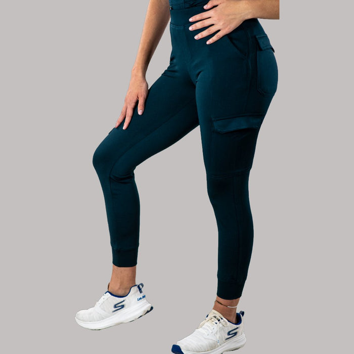 Women's Scrubs Jogger Pants 901 Bottle Green