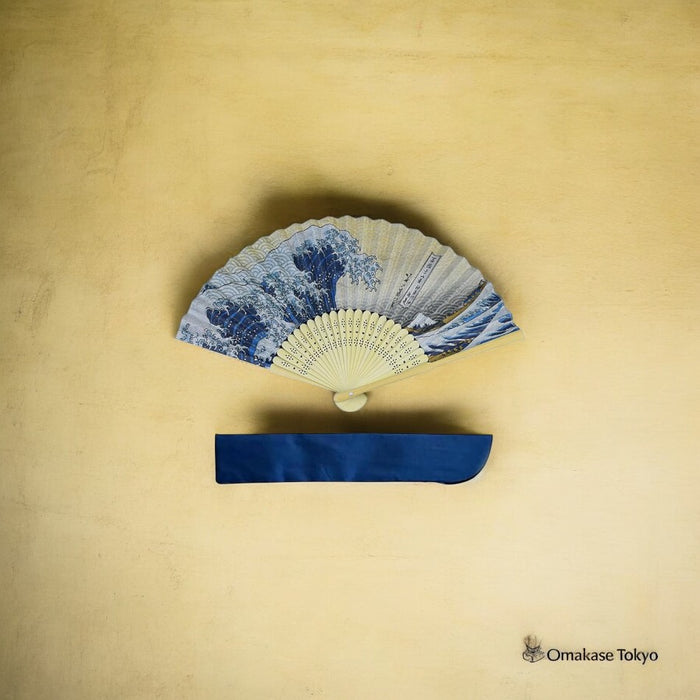 YINKE Bamboo Rib Silk Hand Fan