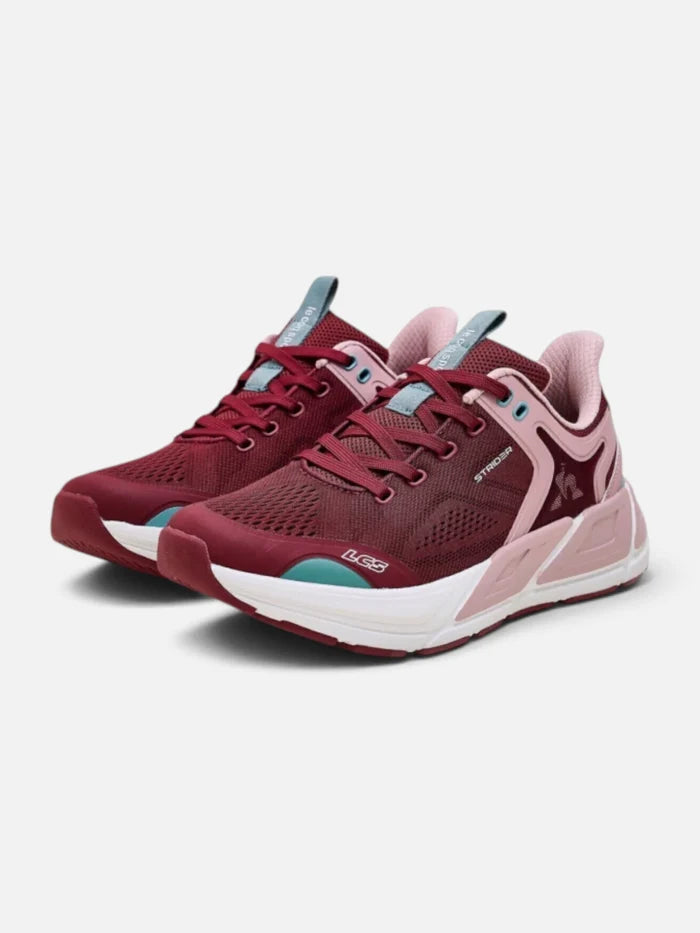 Zapatillas Le Coq Sportif Strider Bordeaux/Rosa/Aqua