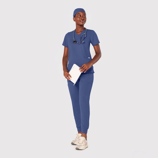Zing Nine-Pocket Jogger Scrub Pant